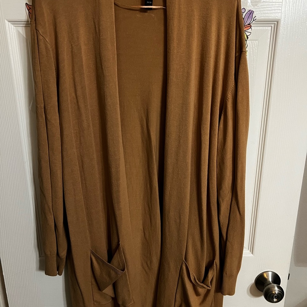 Lane Bryant long sleeve pocketed cardigan, great shape, gently worn 3-4 times.